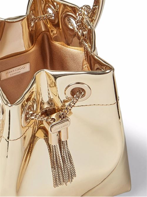 gold-tone metallic effect logo Jimmy Choo | BONBONXVKGOLD